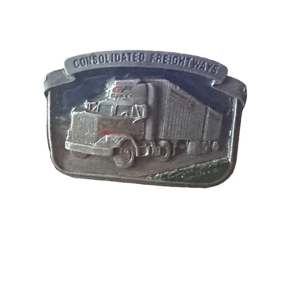 1988 Tonkin‎ Inc. Consolidated Freightways Truck Belt Buckle